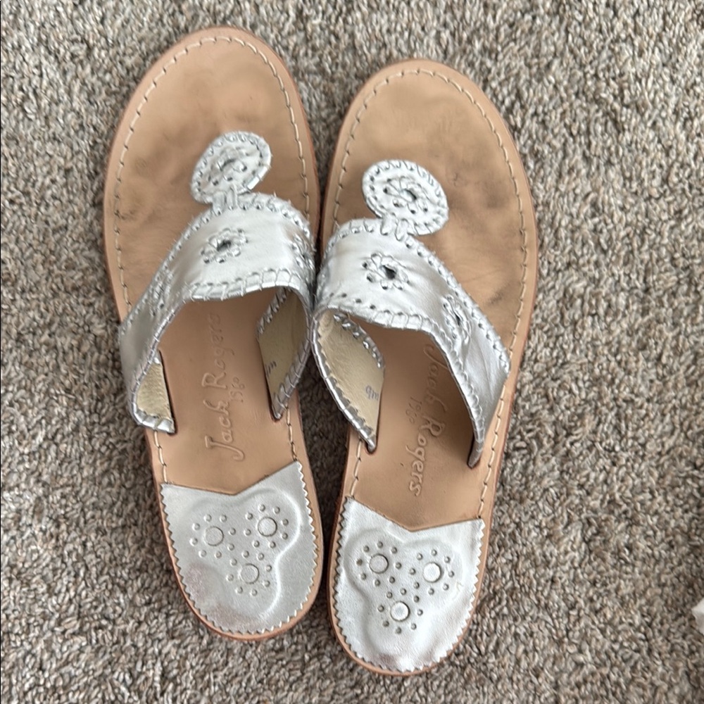 Jack Rogers Women's Silver Sandals
